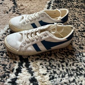 Gola White and Blue Sneakers